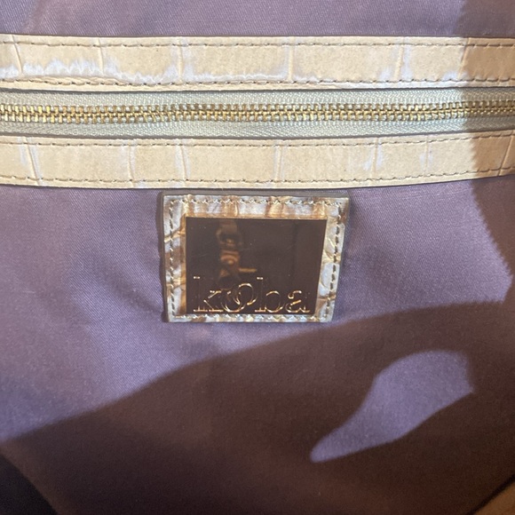 KOOBA faux, leather crocodile print bag - Picture 4 of 8